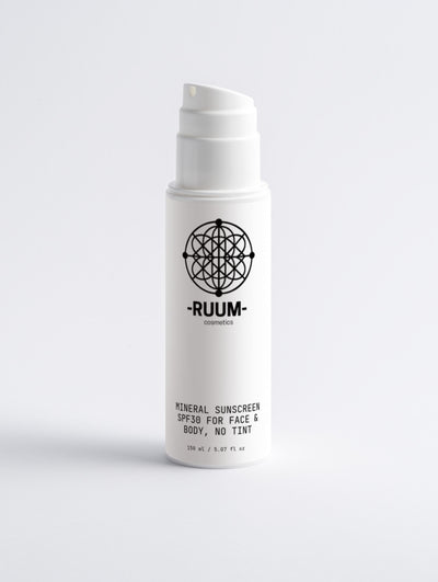 Mineral Sunscreen SPF30 for Face & Body, no tint