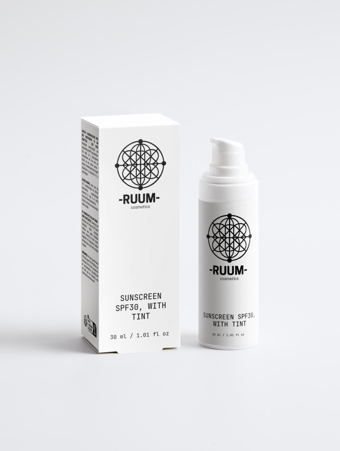 Sunscreen SPF30, with tint