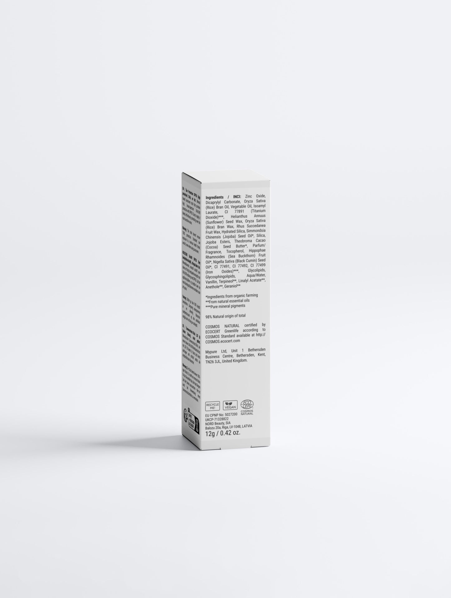 Stick de Protection Solaire SPF50, sans teinte